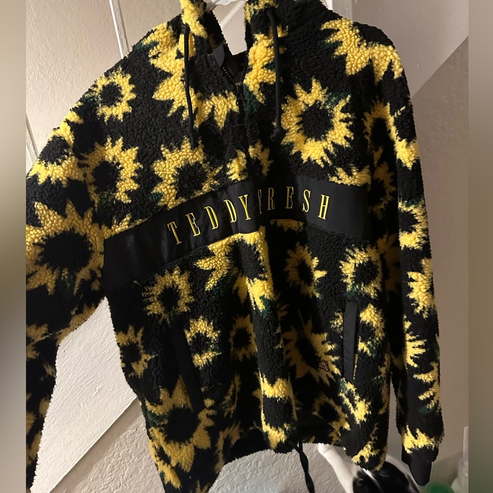 Teddy Fresh Sherpa Half Zip Hoodie